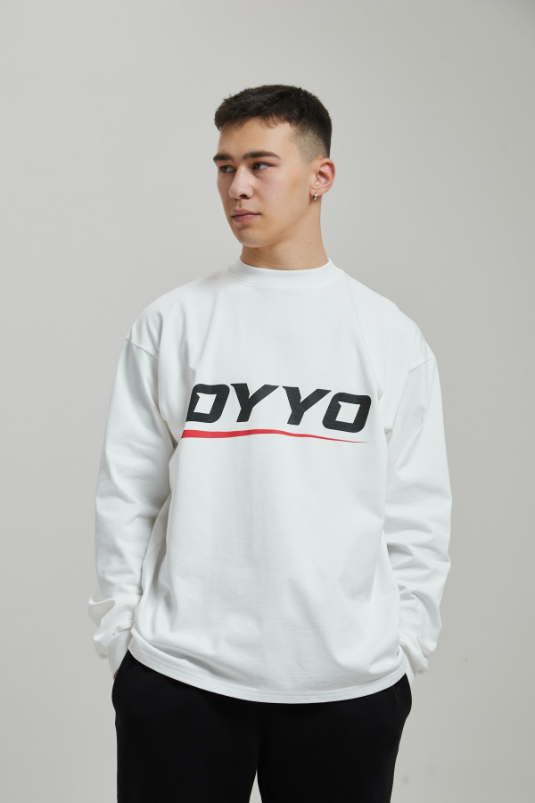 Лонгслив OYYO RACER RED белый L