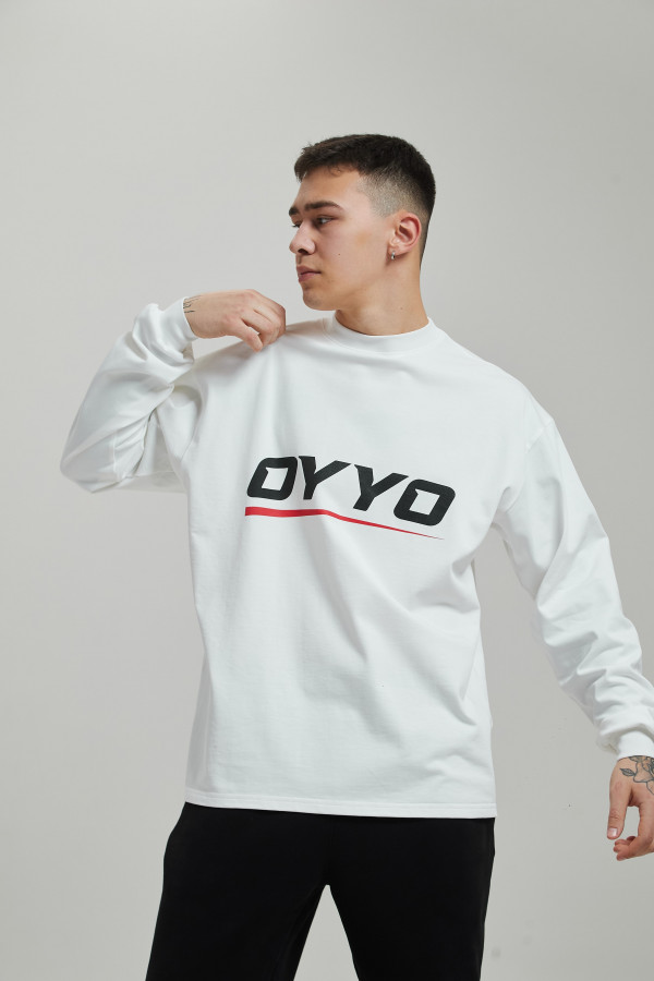 Лонгслив OYYO RACER RED белый L