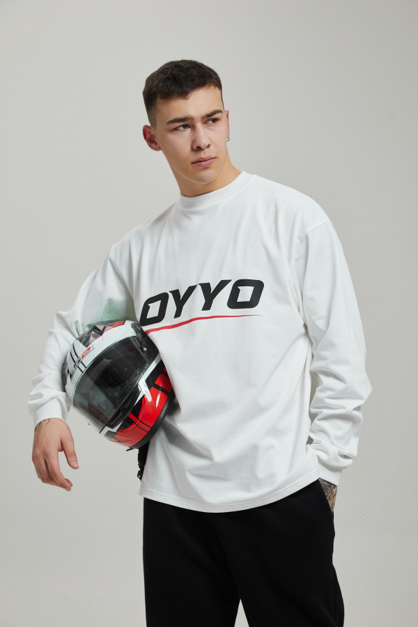 Лонгслив OYYO RACER RED белый L
