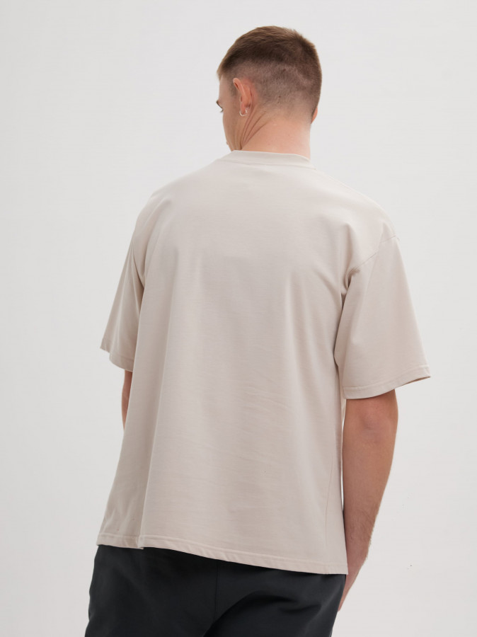 Футболка OYYO CLOTHES бежевая S