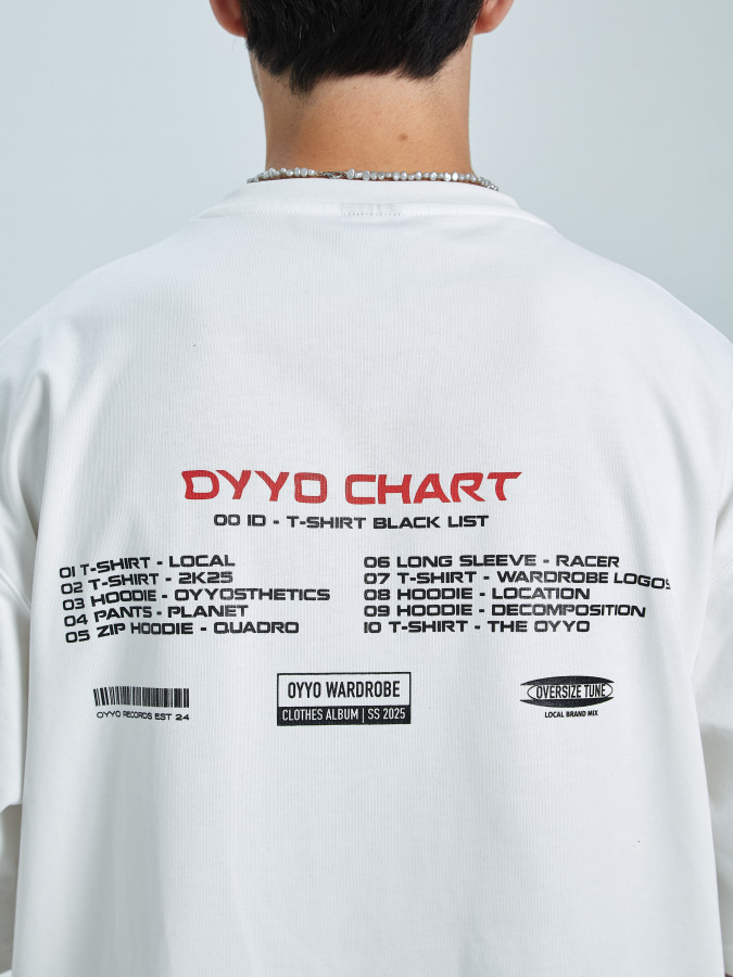 Футболка OYYO CHART белая M