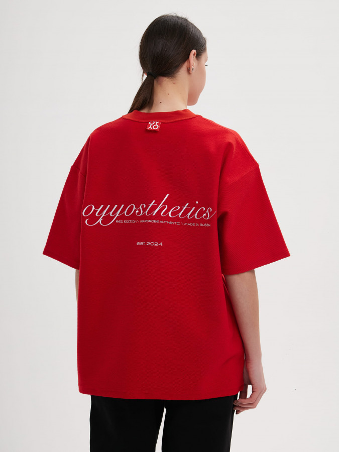 Футболка OYYOSTHETICS красная M