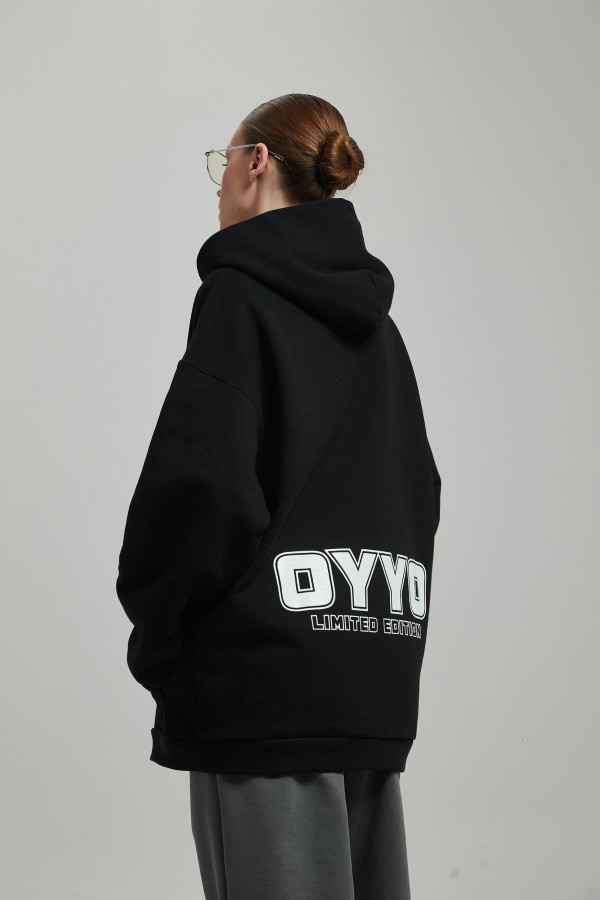 Зип худи OYYO QUADRO черный (M)