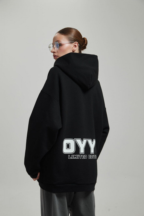Зип худи OYYO QUADRO черный (M)